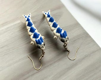 Flexy Dragon Earrings, Dragon Lover Jewelry, Fantasy-Inspired, Unique Dragon Charm, Mythical Creature Earrings, Fun Statement Jewelry