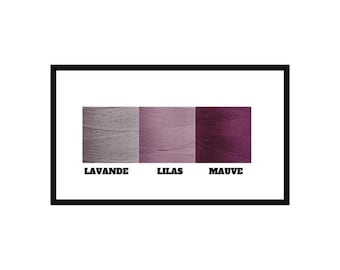 Maurice Brassard 8/2 Cotton Weaving Yarn Multi Pack Savings Promotion - PURPLES PACK