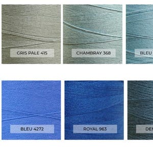 Maurice Brassard 8/2 Cotton Swatches Greys and Blues