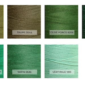 Maurice Brassard 8/2 Cotton Swatches Greens