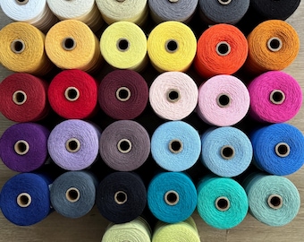 Maurice Brassard 8/4 Cotton Weaving and Crafting Yarn — Unmercerized 100 % Cotton