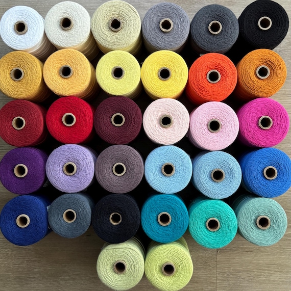 Maurice Brassard 8/4 Cotton Weaving and Crafting Yarn — Unmercerized 100 % Cotton