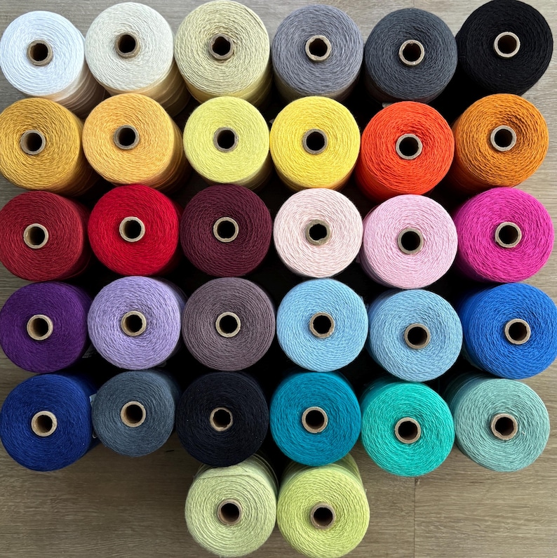 8/4 Maurice Brassard 100% Cotton weaving and crafting yarn