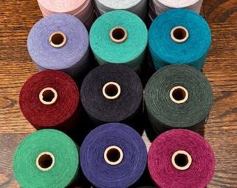 COTTOLIN from  Maurice Brassard- 60% organic cotton, 40pct linen Weaving and Crafting Yarn