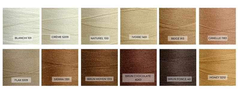 Maurice Brassard 8/2 Cotton Swatches Neutrals