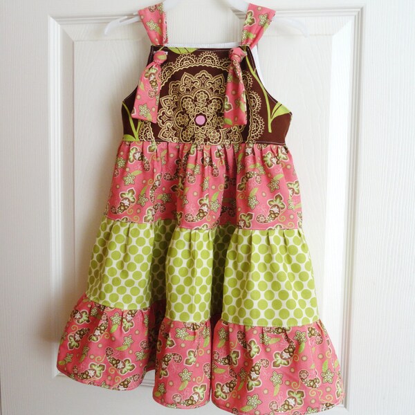 Brownlace Matilda Paisley Dress for Girls 2/3 Ready to Ship Sample SALE
