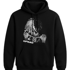 Moletom com capuz Ken Carson Opium Merch, camiseta gráfica da moda, hip-hop, streetwear, roupa para amantes da música