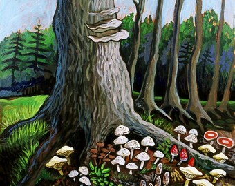 Mushroom Kingdom - Print