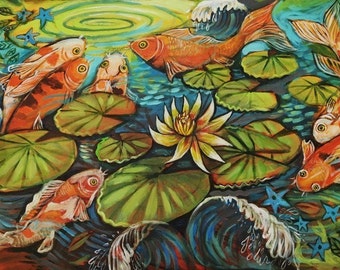 Pond Life - Large Print