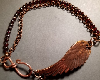 Angel wing bracelet
