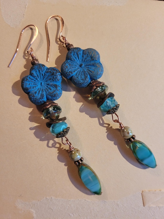 Fee Boucle D'Oreille Pendantes Géoétrique Goutte Bohèe à La Ode Siple Des Boucles D'oreilles