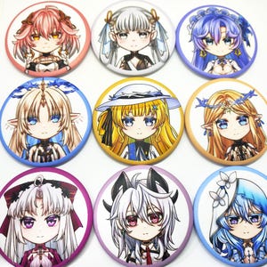 Wuthering Waves 2.25" Badge Button Pins l Maerachii