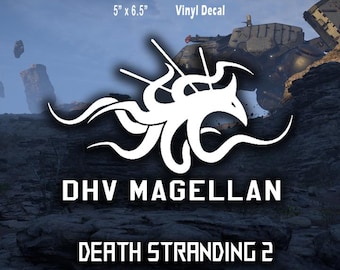 Death Stranding 2 | Sticker | video game | DHV MAGELLAN| gaming | decal | Playstation