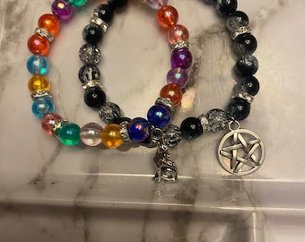 Wednesday and Enid bracelet