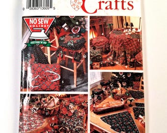 Simplicity 0656 No Sew Christmas Crafts Uncut sewing pattern