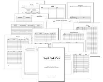 Simple Fashion Apparel Tech Pack und Ratgeber-Buch