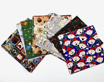 I Spy Fabric Quilt Squares 6.5" Pre-Cut (36 different novelty prints) - no duplicates