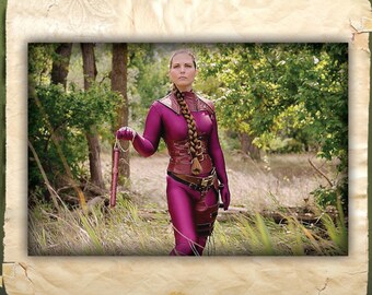 Digitales Schnittmuster für eine Rüstung im Stil der Mord'Sith aus der Serie Legend of the Seeker and the Books Sword of Truth von Terry Goodkind