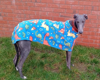 Full-sized 85lb Greyhound Dog Coat Digital Print at Home Sewing Pattern Designed to be sewn from Polar Fleece