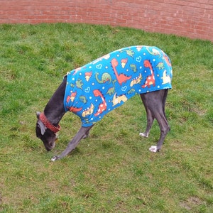 Full-sized 85lb Greyhound Dog Coat Digital Print at Home Sewing Pattern Designed to be sewn from Polar Fleece image 3