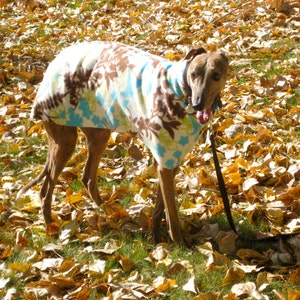 Full-sized 65lb Greyhound Dog Coat Digital Print at Home Sewing Pattern Designed to be sewn from Polar Fleece