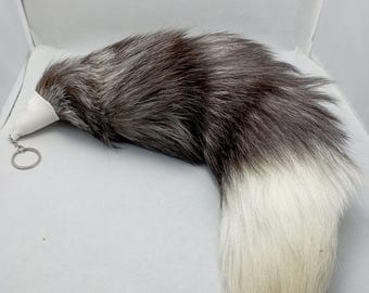 Llavero con cola de piel de zorro ultra larga de Blue Frost SAGA FURS Real XXL