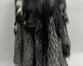 Pieles de zorro plateado curtidas de tamaño XL de SAGA FURS, Finlandia