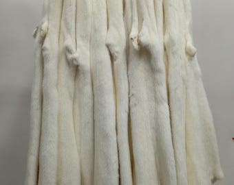 Pieles de piel blanca SAGA ROYAL XL largas curtidas procedentes de Finlandia