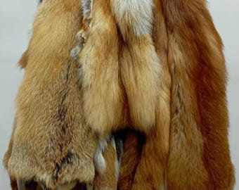 Pieles de zorro rojo curtidas de tamaño XL de SAGA FURS, Finlandia