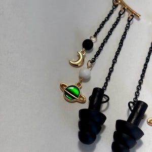 Gold Planet | Handmade Ear Cuff Earplugs | Concerts | Rave | Live Music