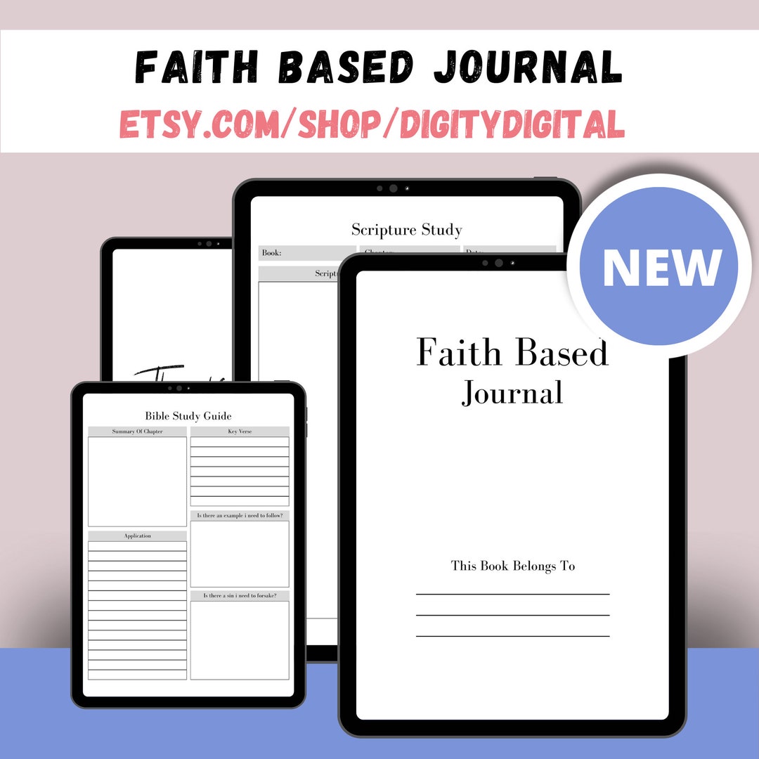 Faith Planner Bundle Faith Based Planner Template Prayer Journal for ...