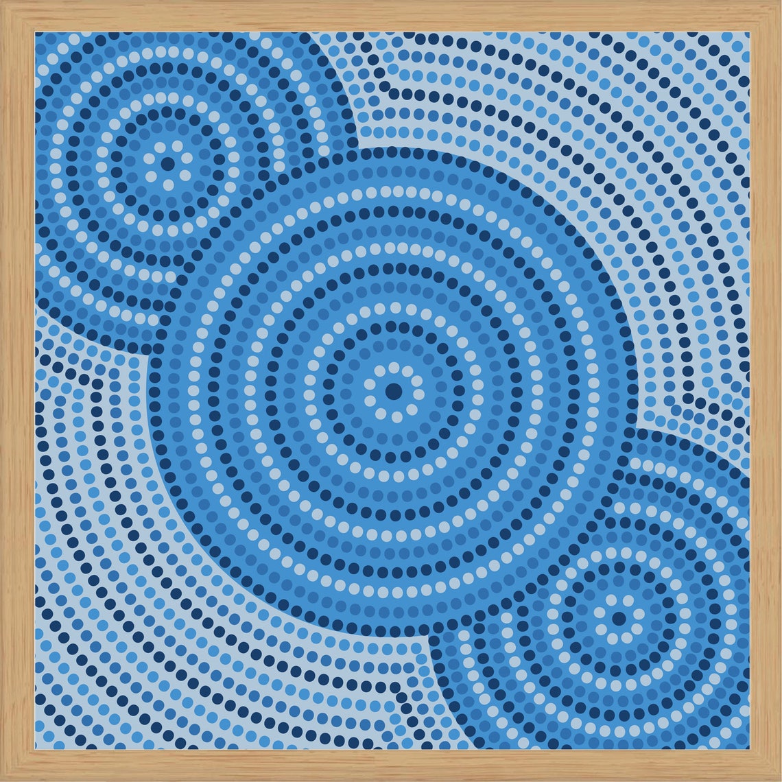 Aboriginal Wall Art, Aboriginal Dot Art, Unframed Art Printed Art Paper or Canvas Aboriginal