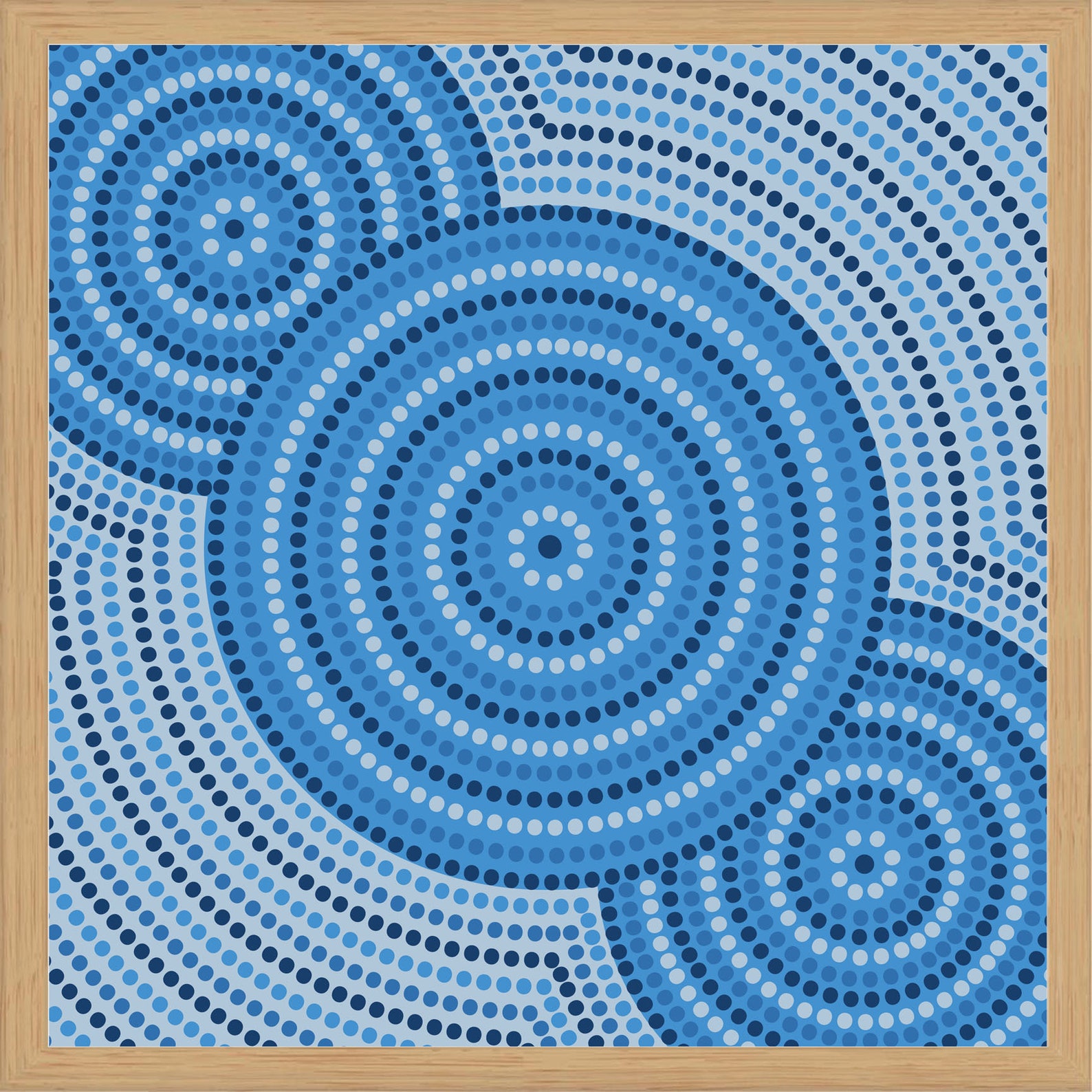 Aboriginal Wall Art, Aboriginal Dot Art, Unframed Art Printed Art Paper