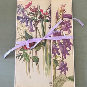 Vintage Edith Holden-Themed Junk Journal Folio “Thistle”