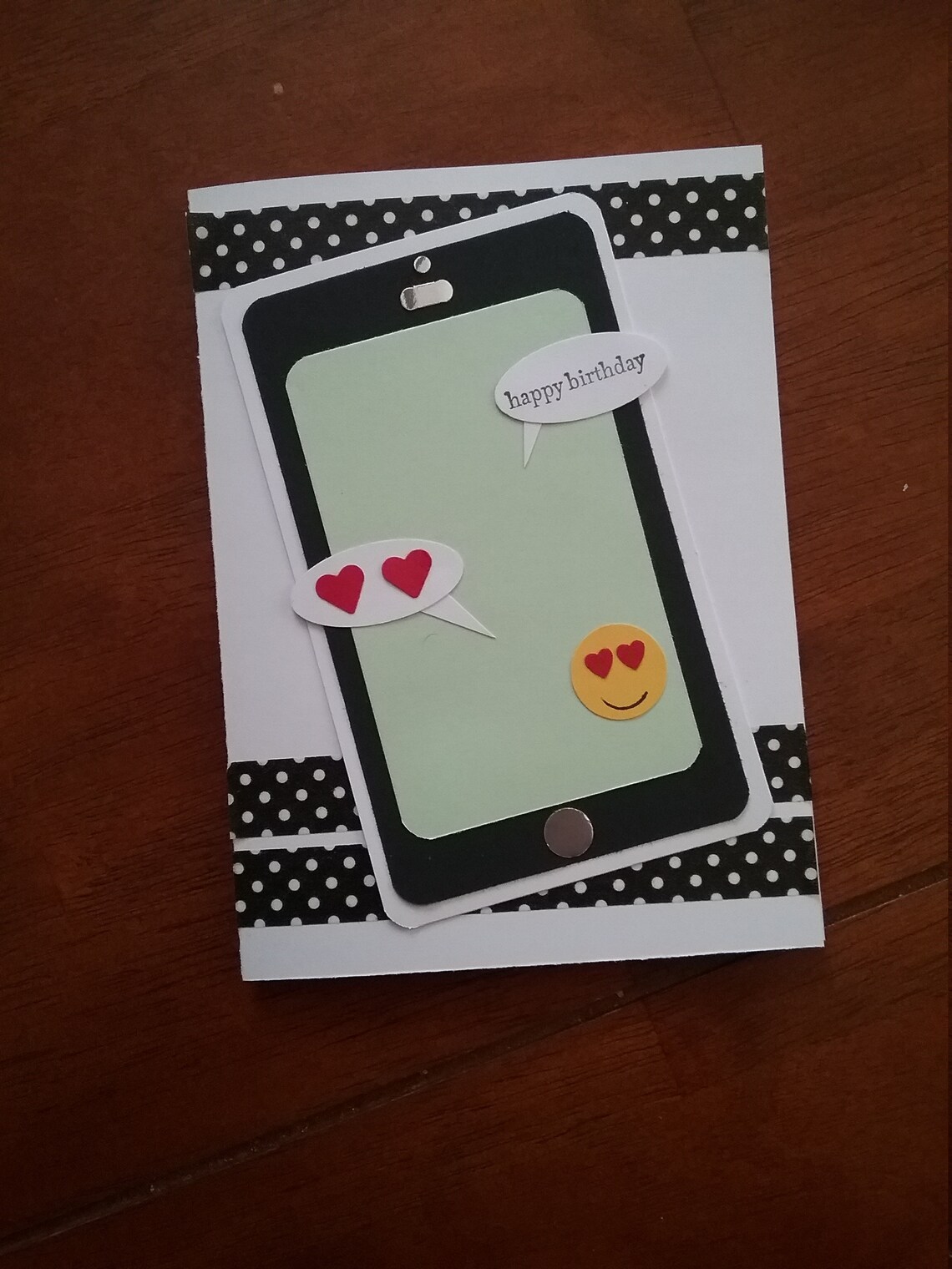 Greeting Card, Handmade With Smart Phone Birthday Card With ...