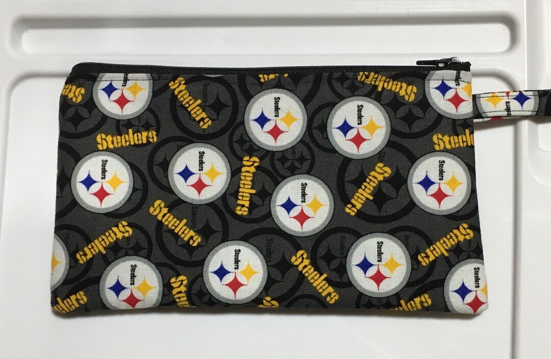Pittsburgh Steelers Wristlet Purse Different Variations 8.5 X 5.25 Etsy