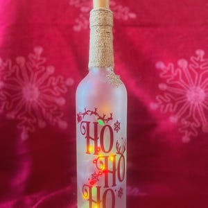 Light up wine bottles