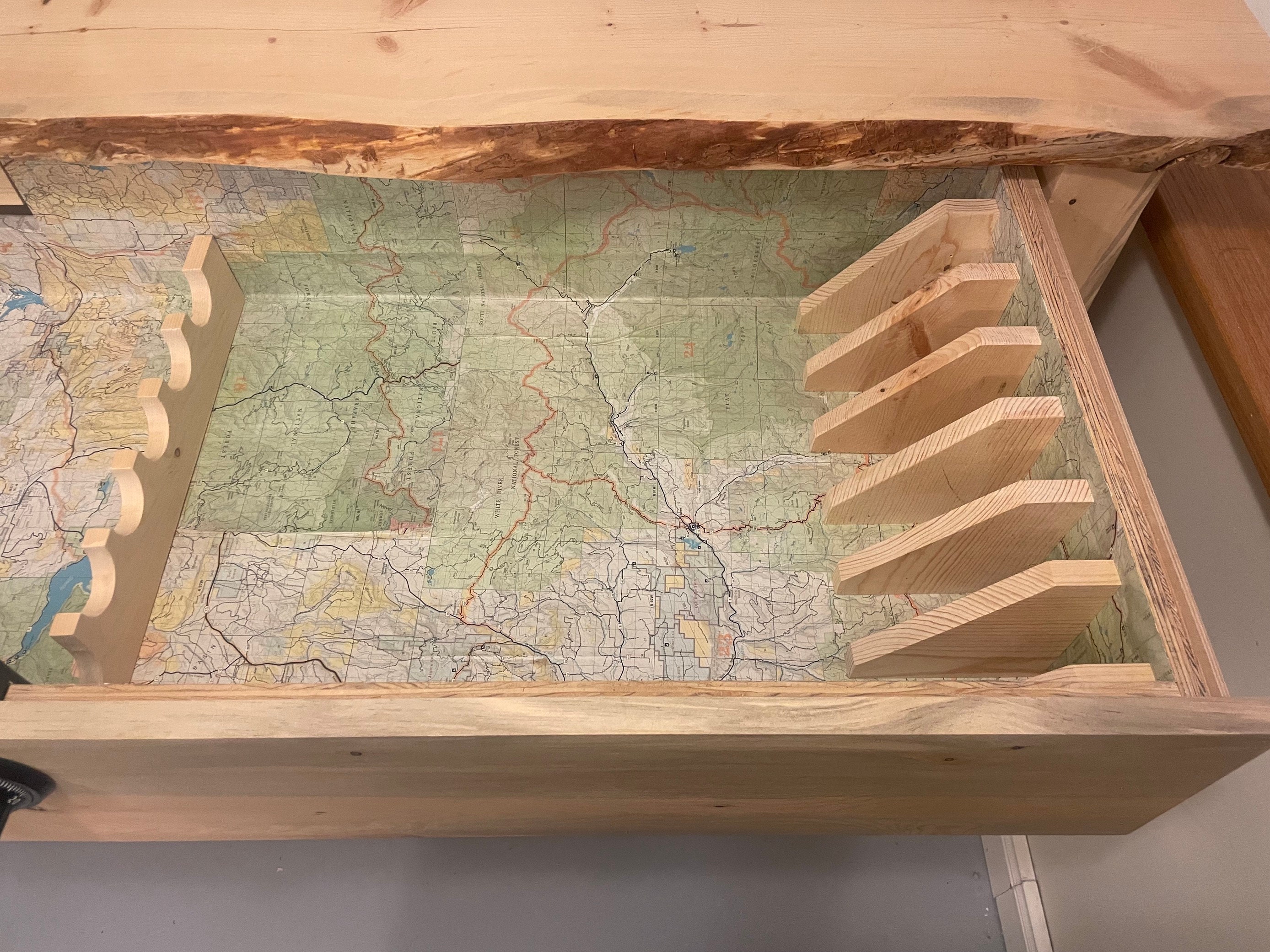 Gun Safe Work Bench - Beetle Kill Pine - Etsy