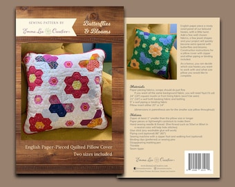 EPP Butterflies & Blooms Pillows Pattern and Papers Kit