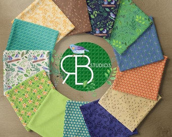 Finch & Fern Fat Quarter Bundle (16 fabrics)