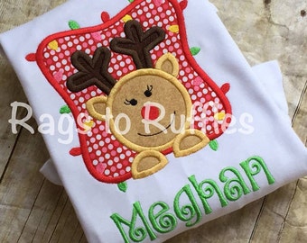 homemade reindeer shirt