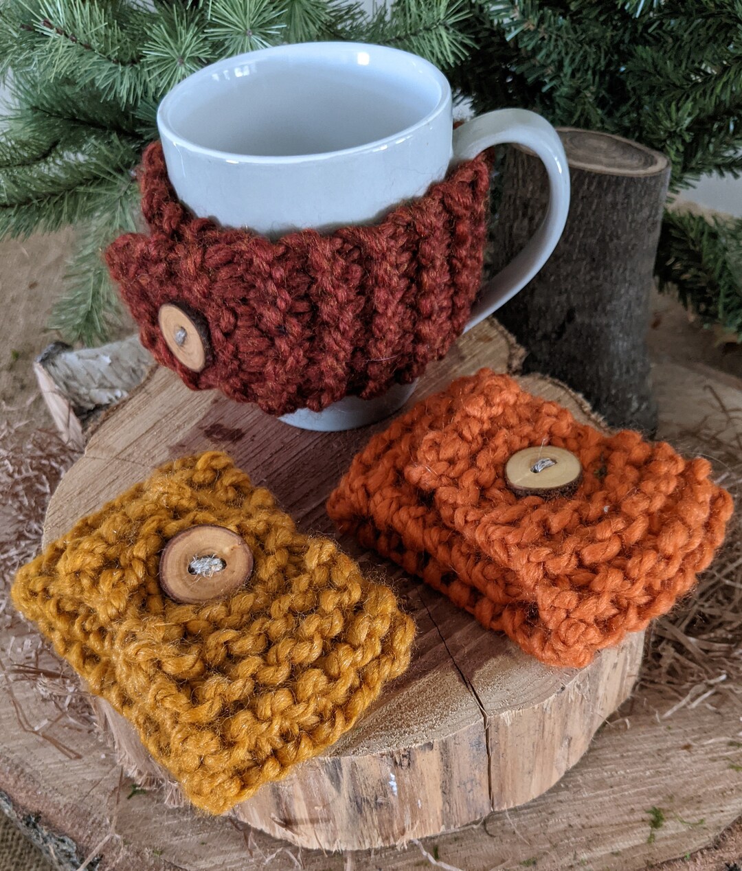 thumbnail image 2 of 12 Free Crochet Mug Cozy Patterns For Coffee Cups With Handles 2 of 9