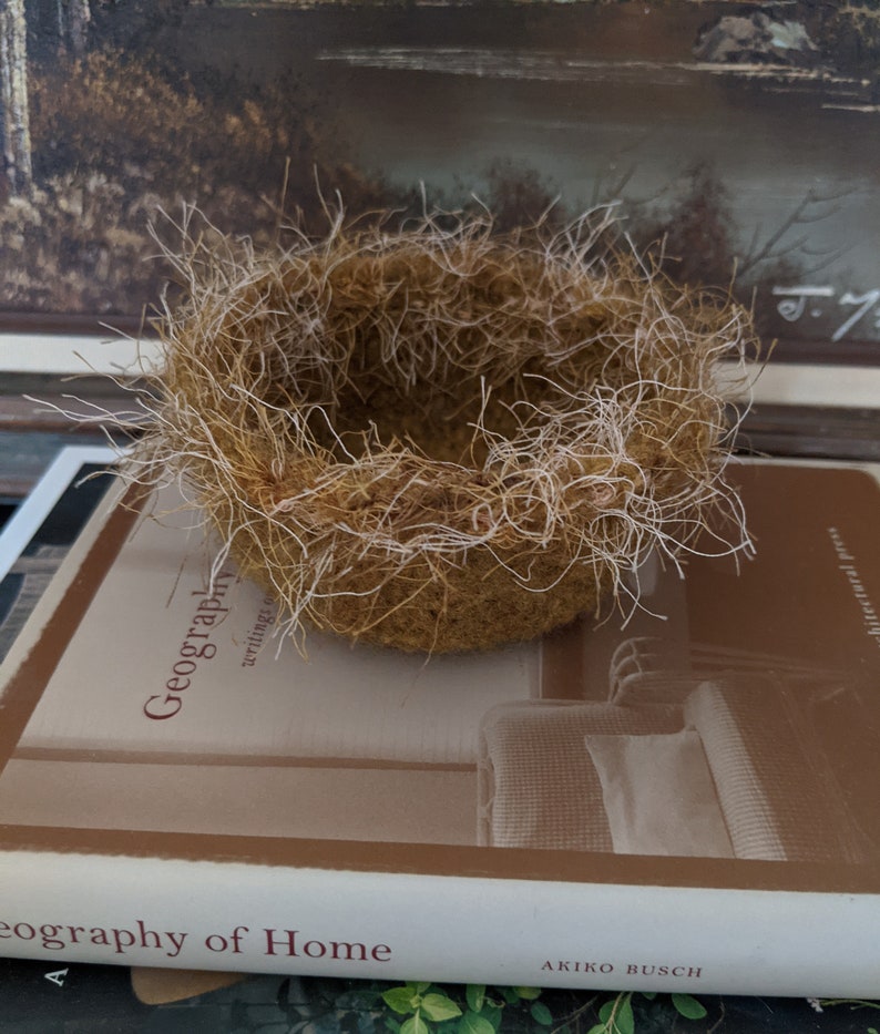 Felted Bird Nest Mini-bowl image 1