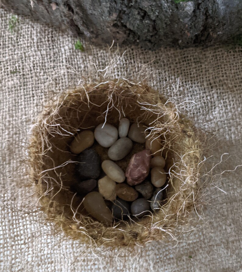 Felted Bird Nest Mini-bowl image 3