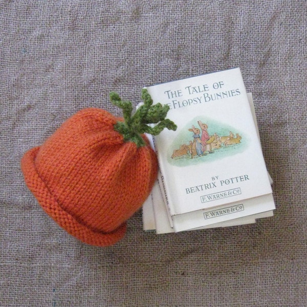 Carrot Hat Sizes 0-3 Months - Adult Med