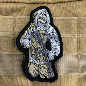 Grim Reaper Assault Warrior Tactical Morale Patch Hook and Loop