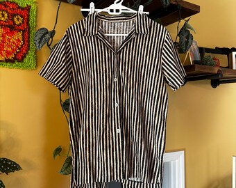 vintage jason maxwell stripped linen set