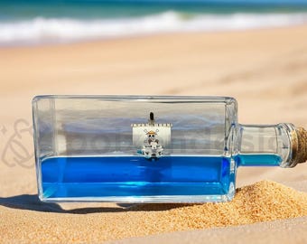 Barco pirata de anime flotante Going Merry Ship One Piece Thousand Sunny, accesorio de coche de anime, regalo personalizado para novio, arte de anime personalizado