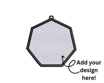 FSL Ornament Septagon | Free Standing Lace | Machine Embroidery File Download