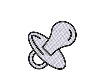 FSL Pacifier Ornament | Free Standing Lace | Machine Embroidery File Download
